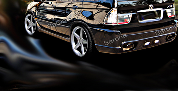 Custom BMW X5  SUV/SAV/Crossover Rear Bumper (2000 - 2006) - $650.00 (Part #BM-012-RB)